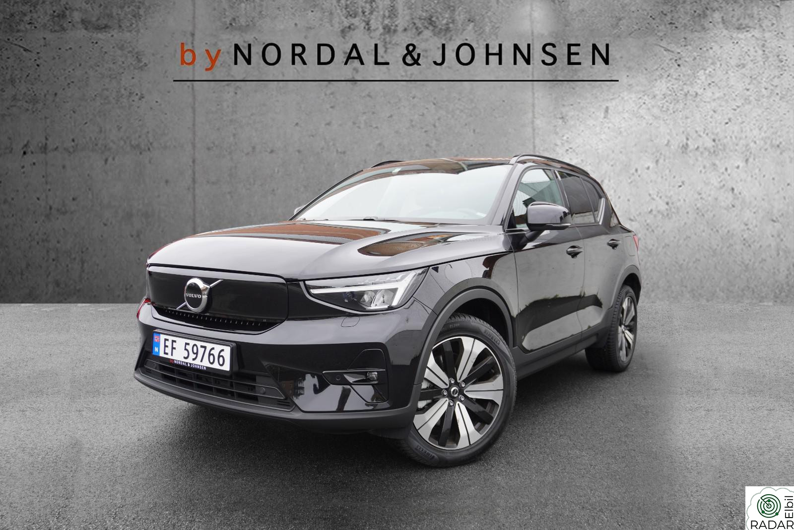 VOLVO XC40 RECHARGE ADAPTIVCRUISE NAVI RYGGEKAM CARPLAY LED DAB+++