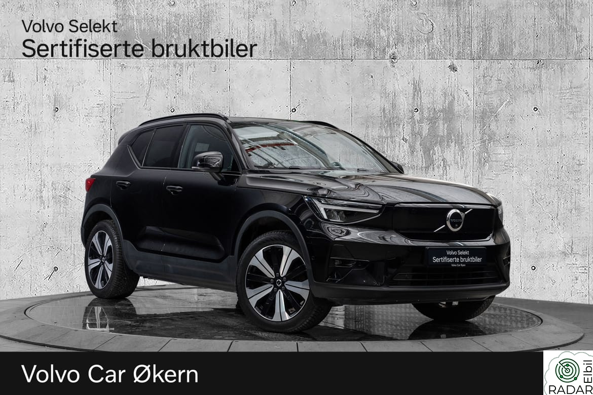 VOLVO XC40 El. Single Motor Ultimate 231Hk. Velutstyrt!