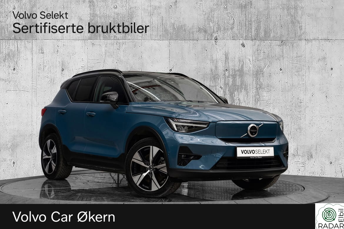 VOLVO XC40 El. Single Motor Ultimate 231Hk. Topputstyrt!