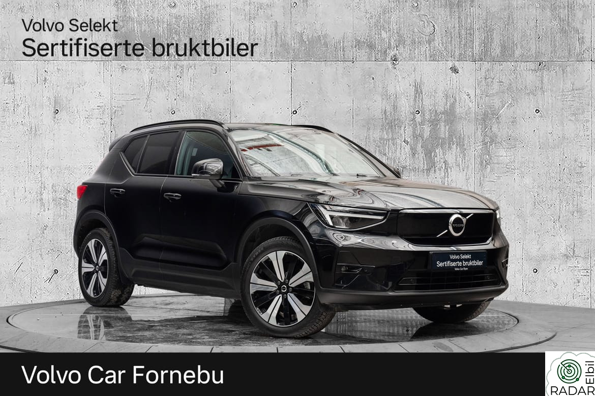 VOLVO XC40 El. Single Motor Plus 231Hk. Velutstyrt!