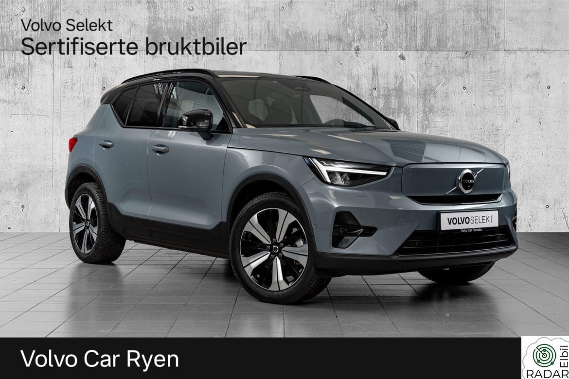 VOLVO XC40 El. Single Motor Ultimate 231Hk. Topputstyrt!