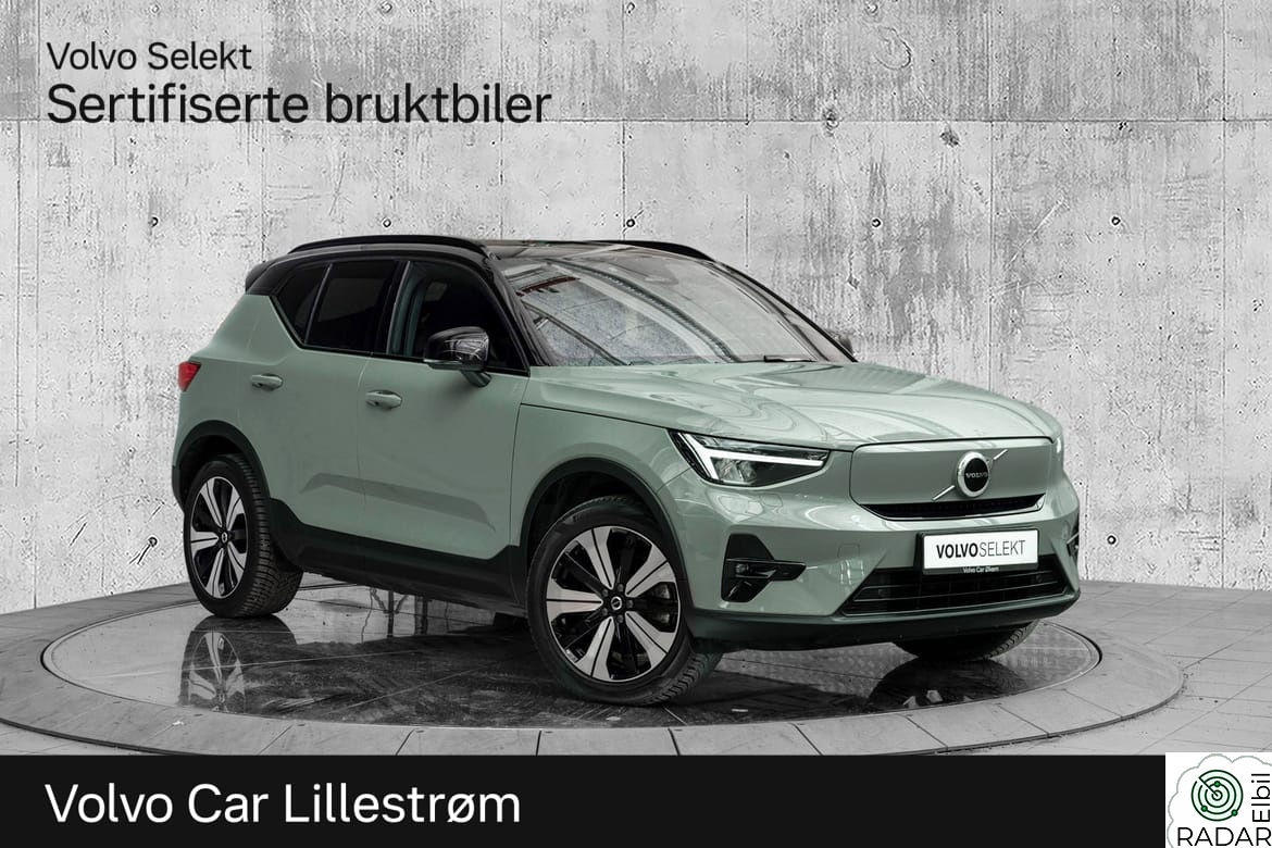 VOLVO XC40 El. Twin Plus 408Hk. Velholdt!