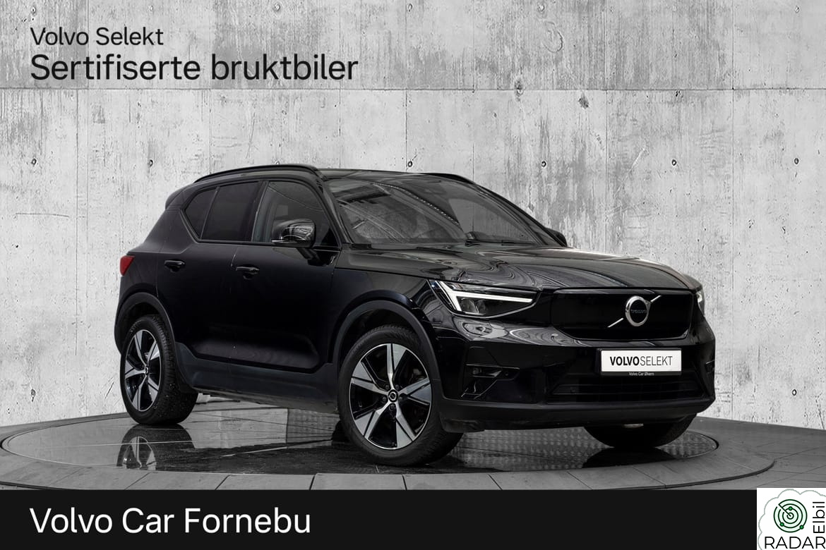 VOLVO XC40 El. Single Motor Plus 238Hk. Velutstyrt!
