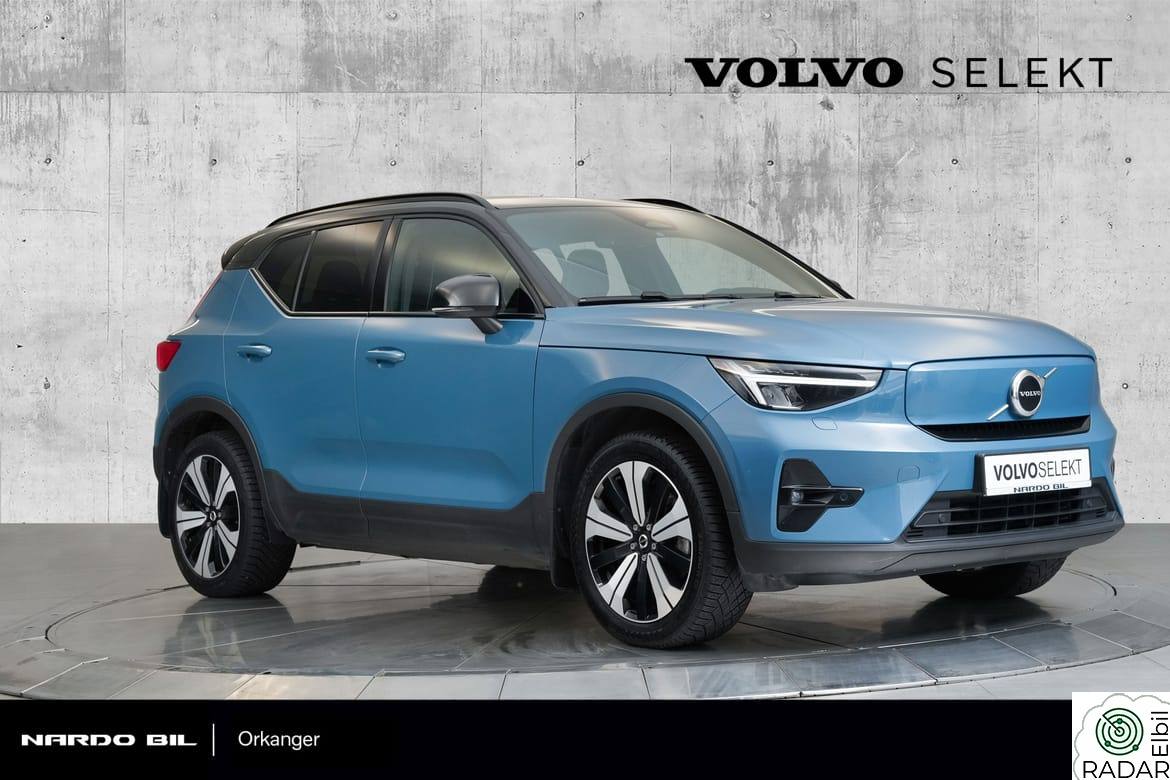 VOLVO XC40 RECHARGE - PLUS - FWD -231 Hk - H.Feste - Varmepumpe-