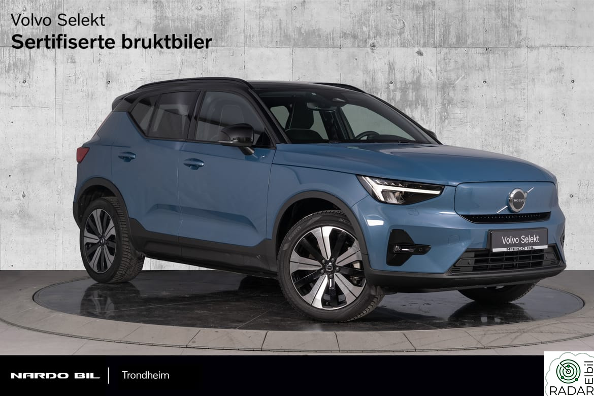 VOLVO XC40 Plus 231 hk. Krok/Varmepumpe/VOC/Adaptiv CC