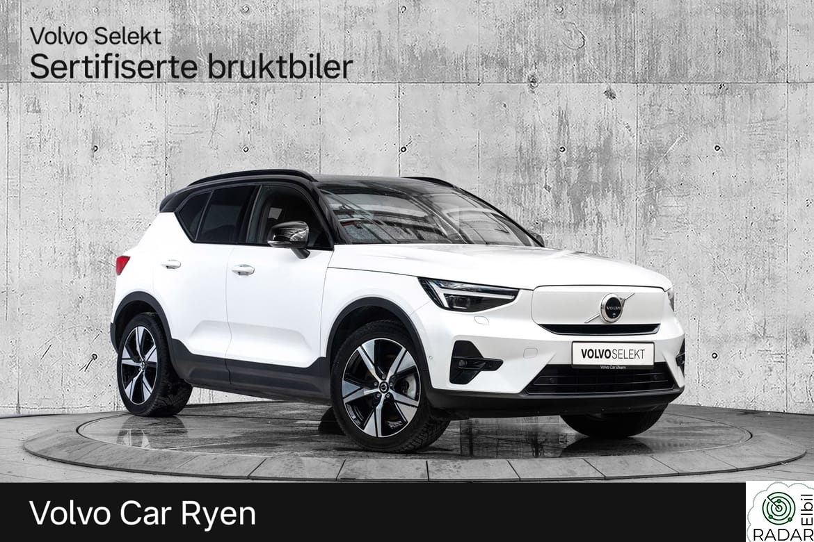 VOLVO XC40 El. Single Motor Ultimate 252Hk. Topputstyrt!