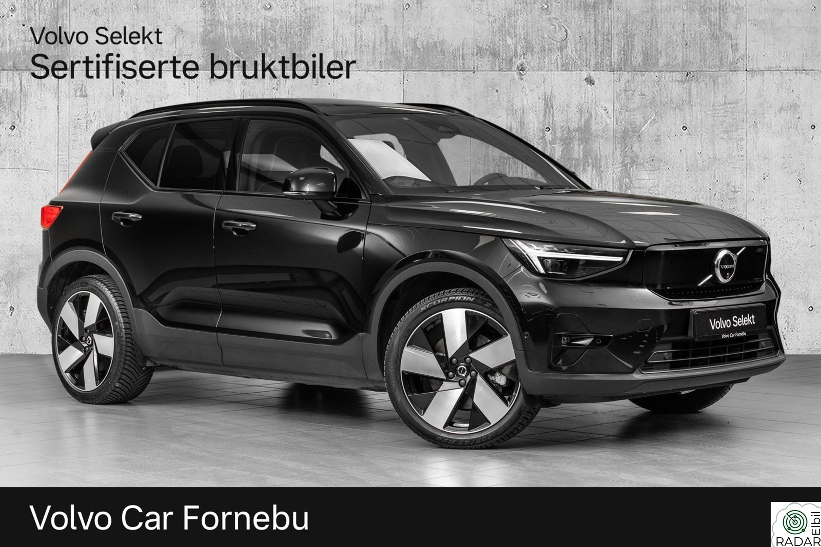 VOLVO XC40 El. Single Motor Ultimate 252Hk. Topputstyrt!