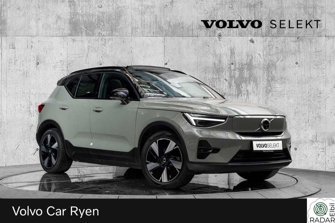 VOLVO XC40 El. Single Motor Ultimate 252Hk. Topputstyrt!