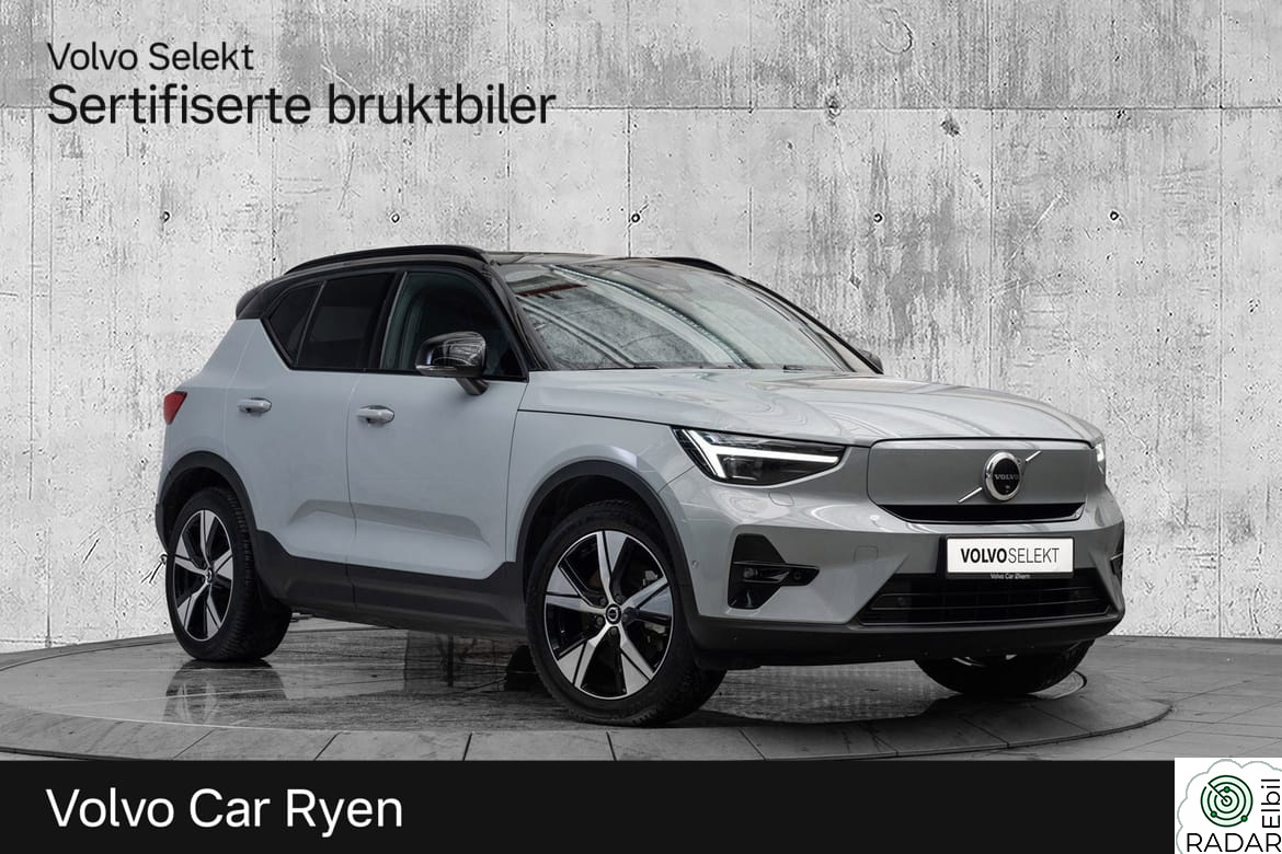 VOLVO XC40 El. Single Motor Ultimate 252Hk. Høyt Utstyrsnivå!