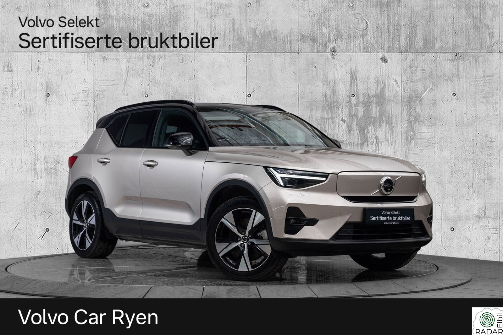 VOLVO XC40 El. Single Motor Ultimate 252Hk. Topputstyrt!