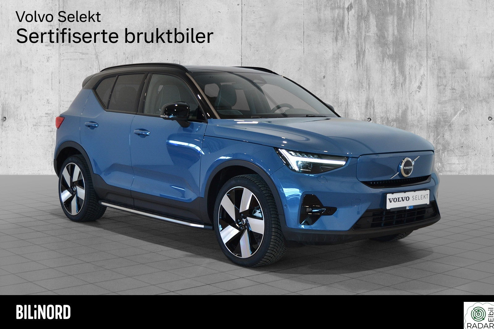 VOLVO XC40 Recharge Twin 408hk AWD Ultimate Hengerfeste, Pixel lys