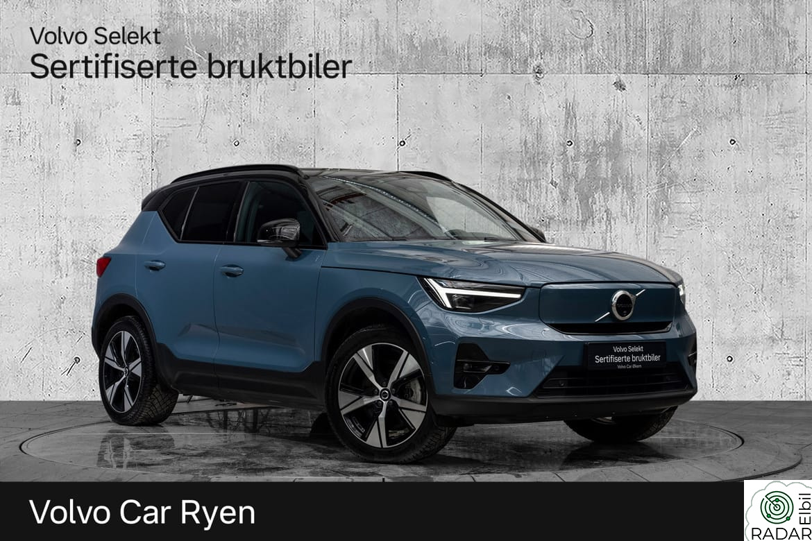 VOLVO XC40 El. Twin Ultimate 408Hk. Topputstyrt!