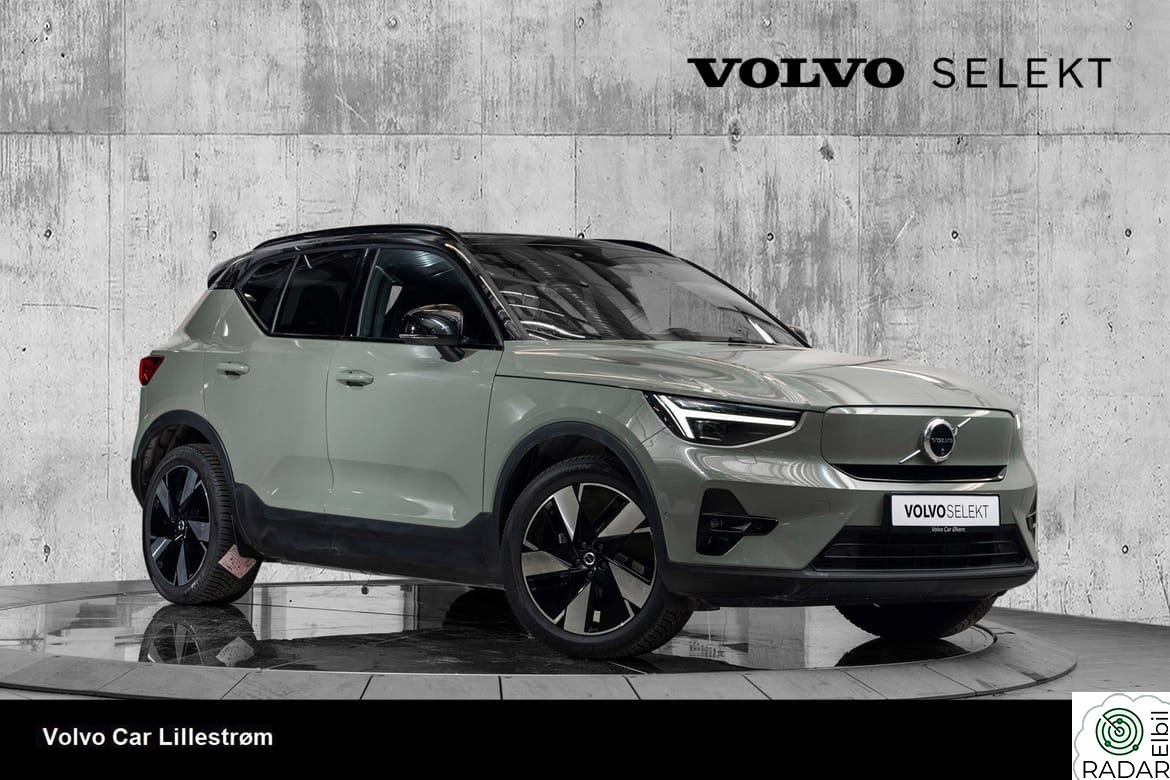 VOLVO XC40 Recharge Twin Ultimate 408Hk. Topputstyrt!