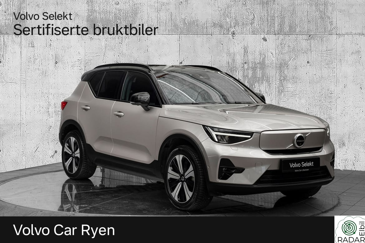 VOLVO XC40 El. Twin Ultimate 408Hk. Topputstyrt!