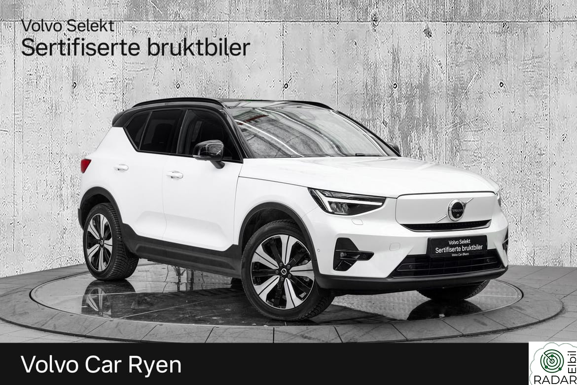 VOLVO XC40 El. Twin Ultimate 408Hk. Topputstyrt!