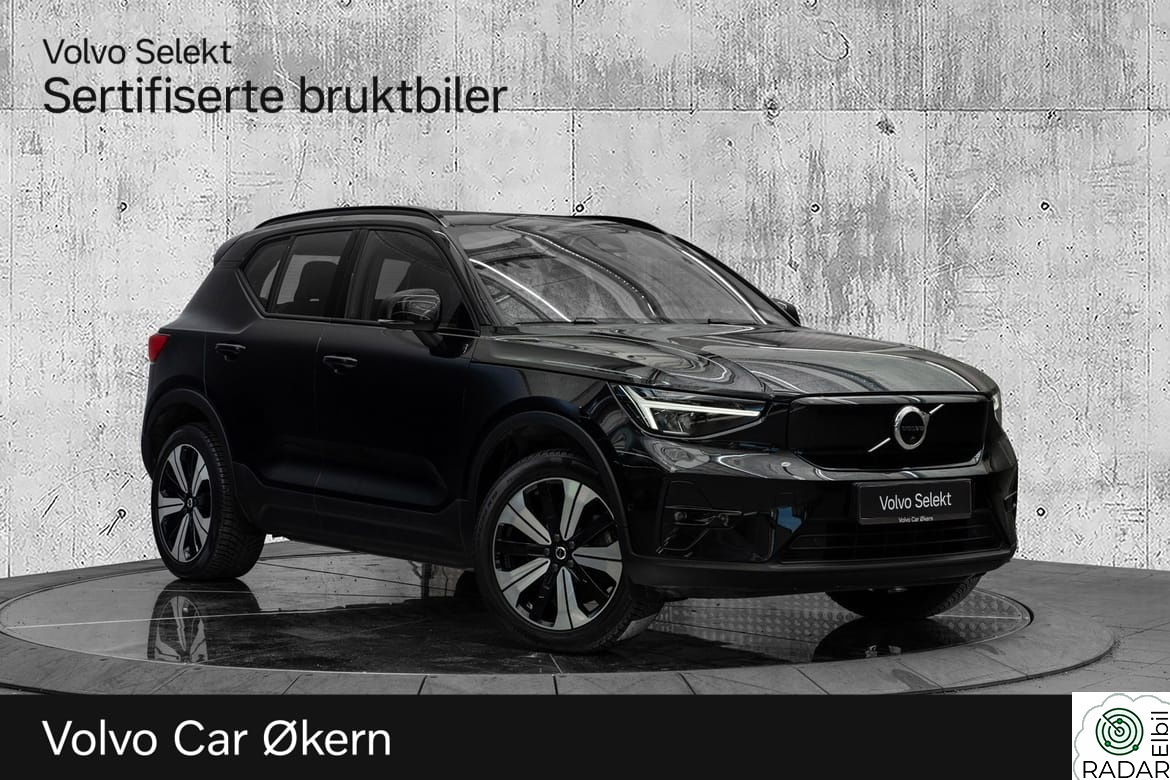 VOLVO XC40 El. Twin Ultimate 408Hk. Velutstyrt!