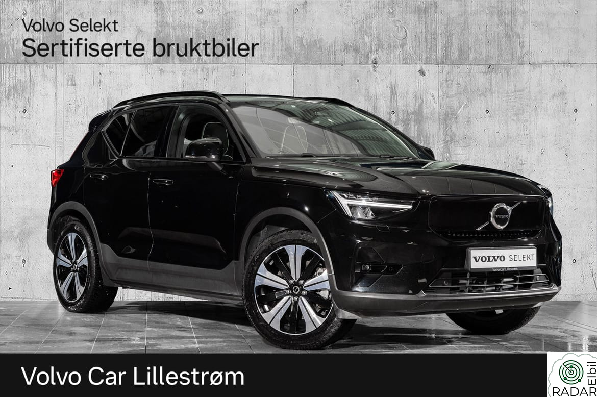 VOLVO XC40 Recharge Twin Plus 408 hk LED Hengerfeste Alcantara