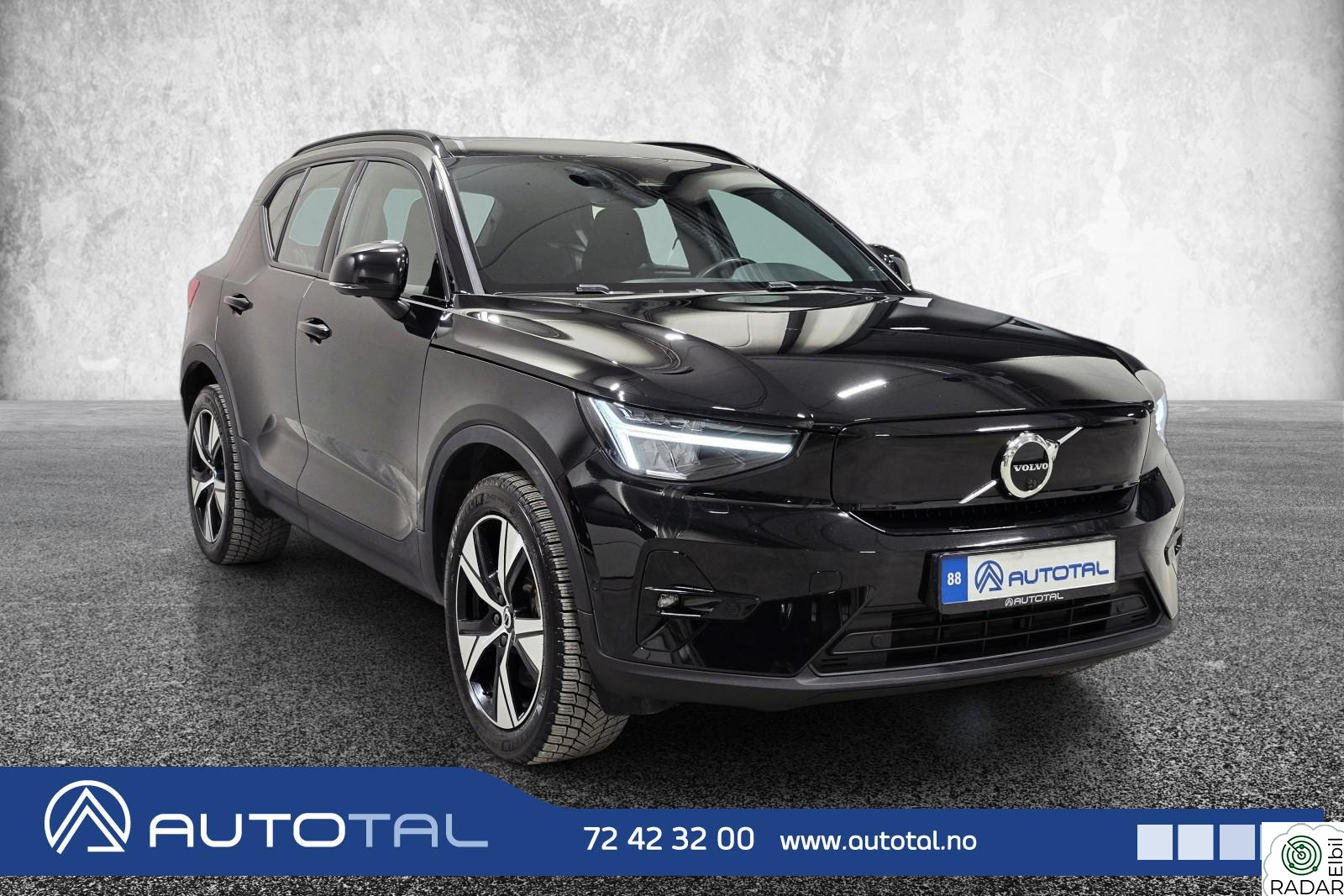 VOLVO XC40 El. Twin Plus 408hk AWD - Nybilgaranti -431km (WLTP)