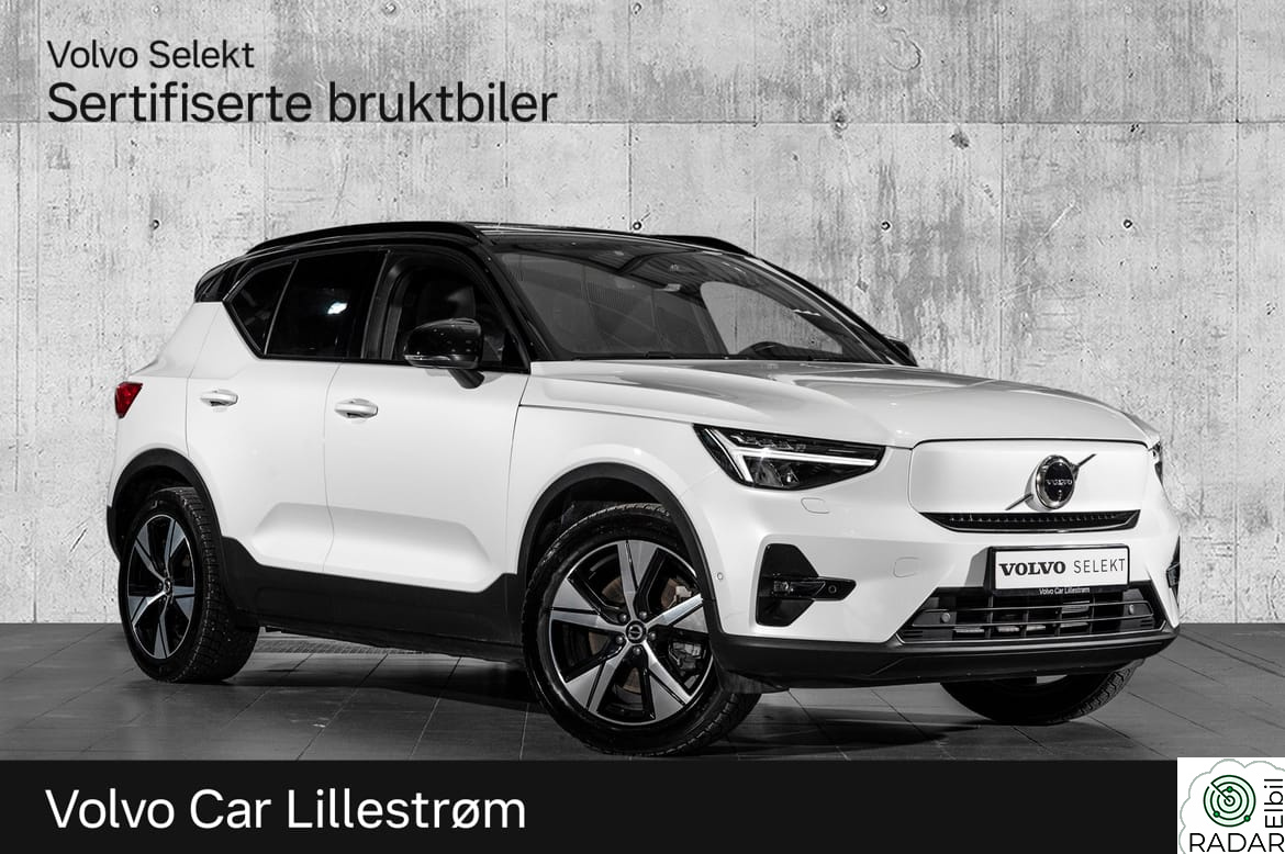 VOLVO XC40 El. Twin Ultimate 408Hk. Topputstyrt!