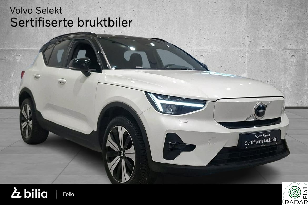 VOLVO XC40 Recharge Twin Plus, Semielektrisk henger feste