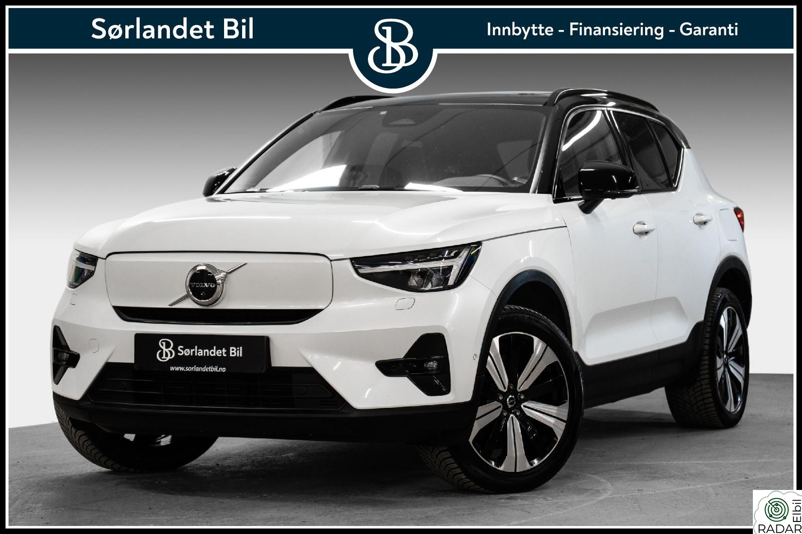 VOLVO XC40 AWD RECHARGE ULTIMATE / EN-EIER / ACC / KROK