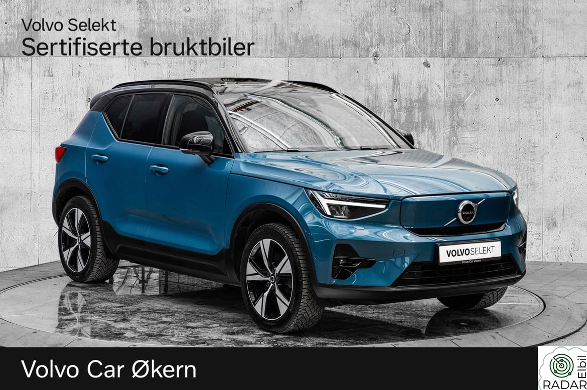 VOLVO XC40 El. Twin Ultimate 408Hk. Topputstyrt!