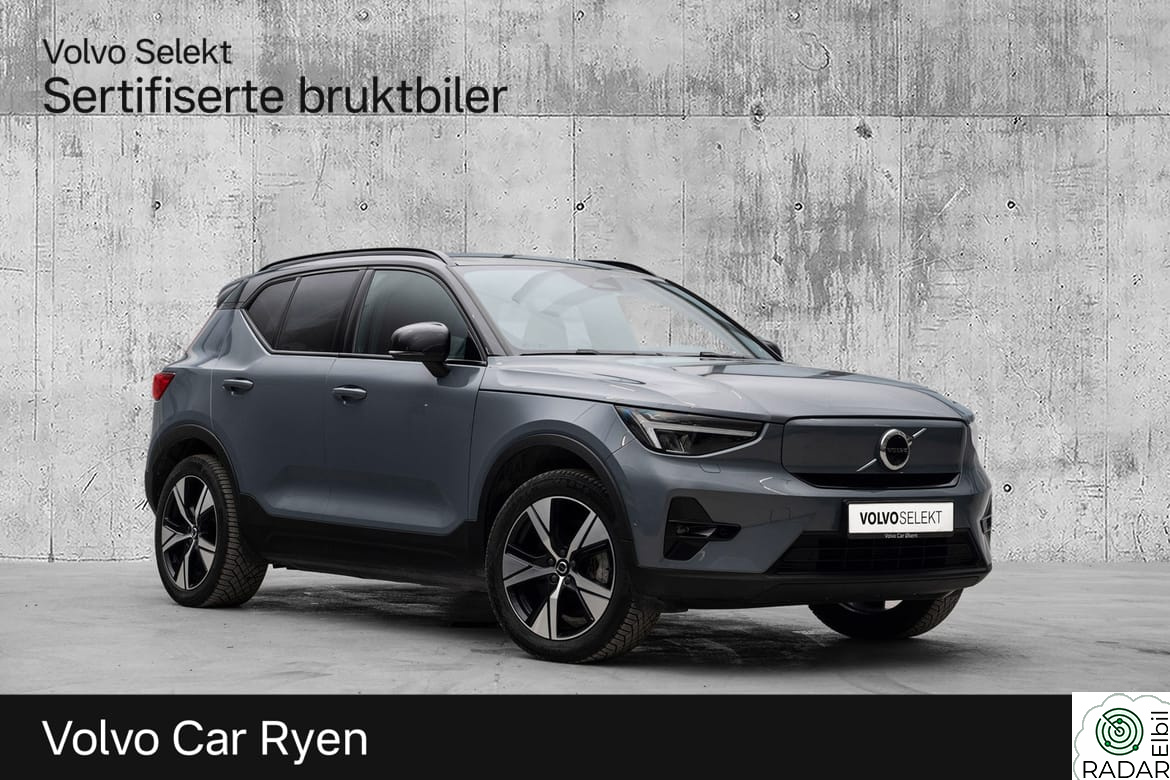 VOLVO XC40 El. Twin Ultimate 408Hk. Topputstyrt!