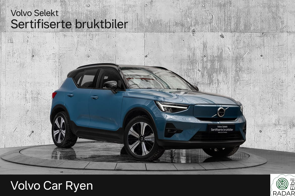 VOLVO XC40 El. Twin Ultimate 408Hk. Topputstyrt!