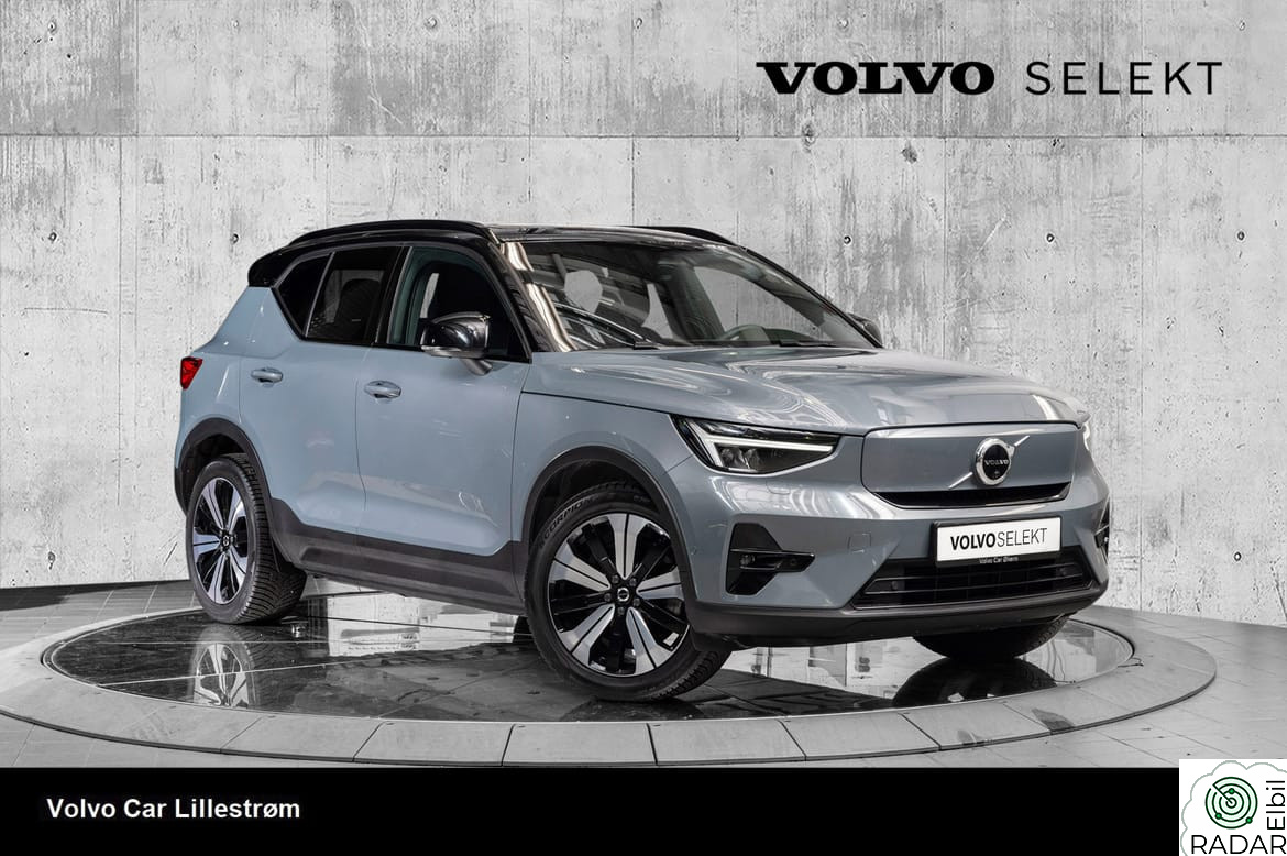 VOLVO XC40 Recharge Twin Ultimate 408Hk. - Topputstyrt!