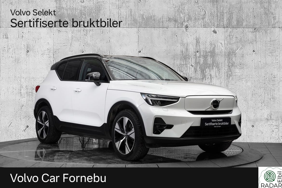 VOLVO XC40 El. Twin Motor Plus 408Hk. Lav km!