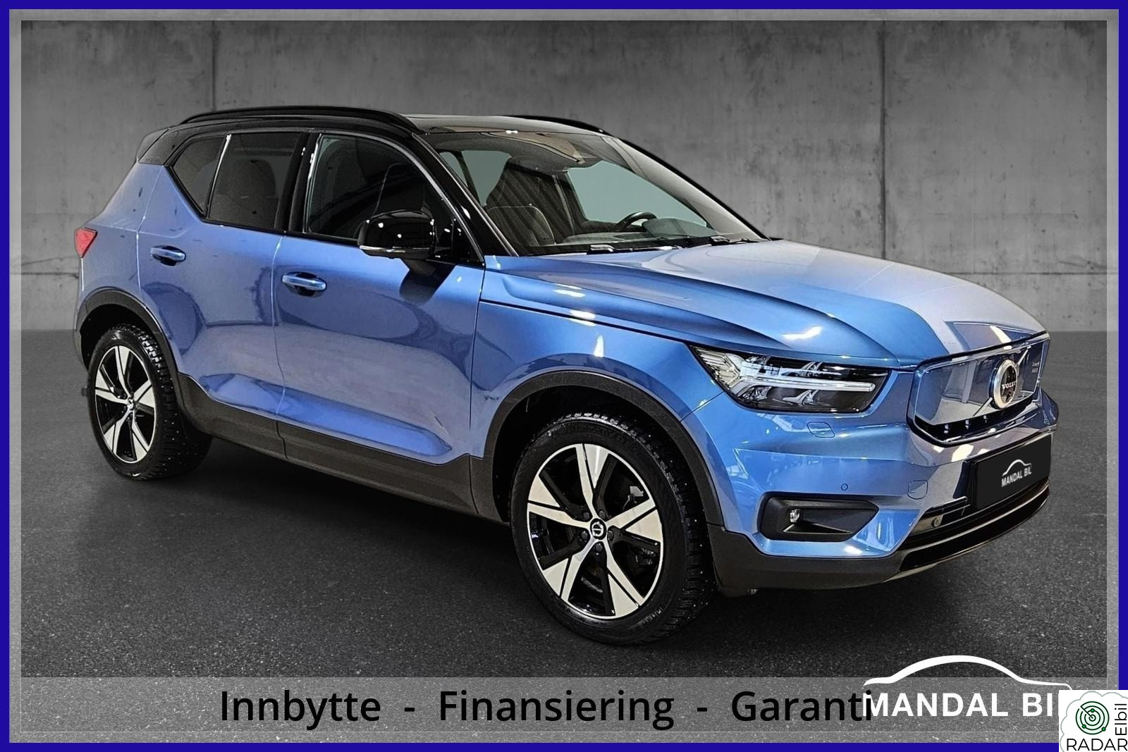 VOLVO XC40 P8 AWD Recharge 408hk PANO KROK SKINN/ALCANTARA,harman