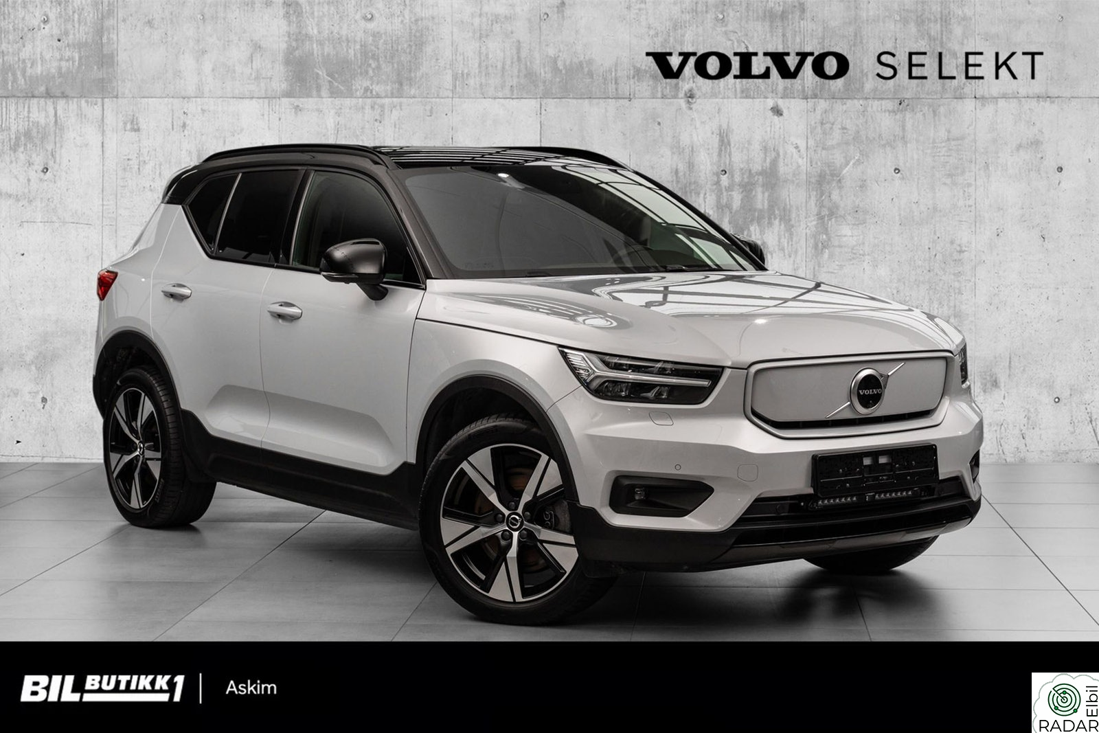 VOLVO XC40 Recharge P8 AWD, Nappa Skinn, 360 kam, ACC, Krok, BLIS+
