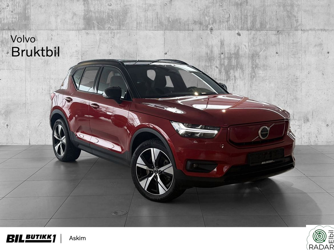 VOLVO XC40 P8 TWIN - H. feste/varme i frontrute/LAV KM