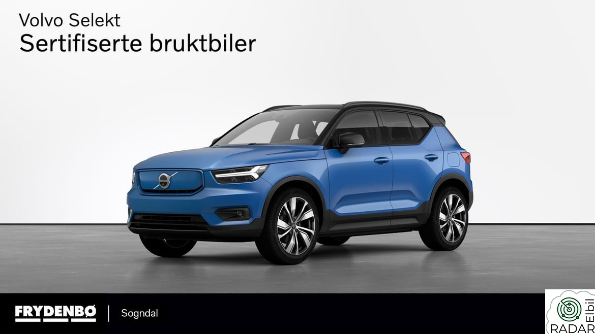 VOLVO XC40 Recharge P8 KROK|20"|LOUNGE.PK|STOL.PK|7år*