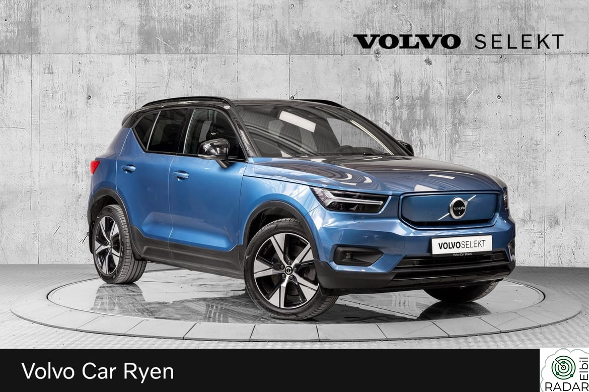 VOLVO XC40 Recharge P8 EL-Bil AWD 408Hk. Topputstyrt!