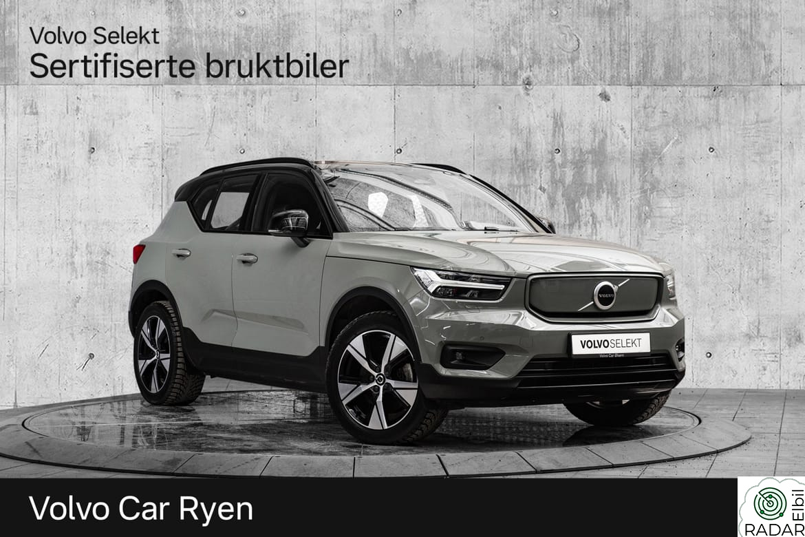 VOLVO XC40 El. P8 AWD Recharge Core 408Hk. Hengerfeste!