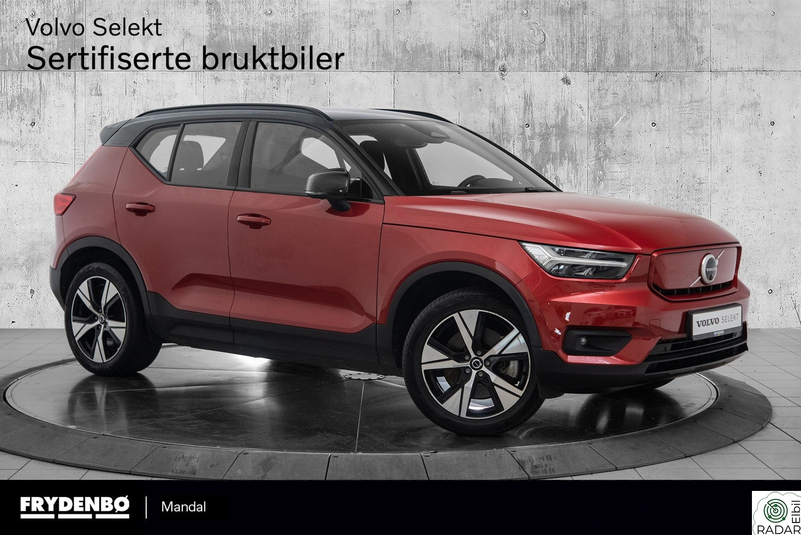 VOLVO XC40 Recharge P8 KROK|LYS.PK|V.PUMPE|360|8år*