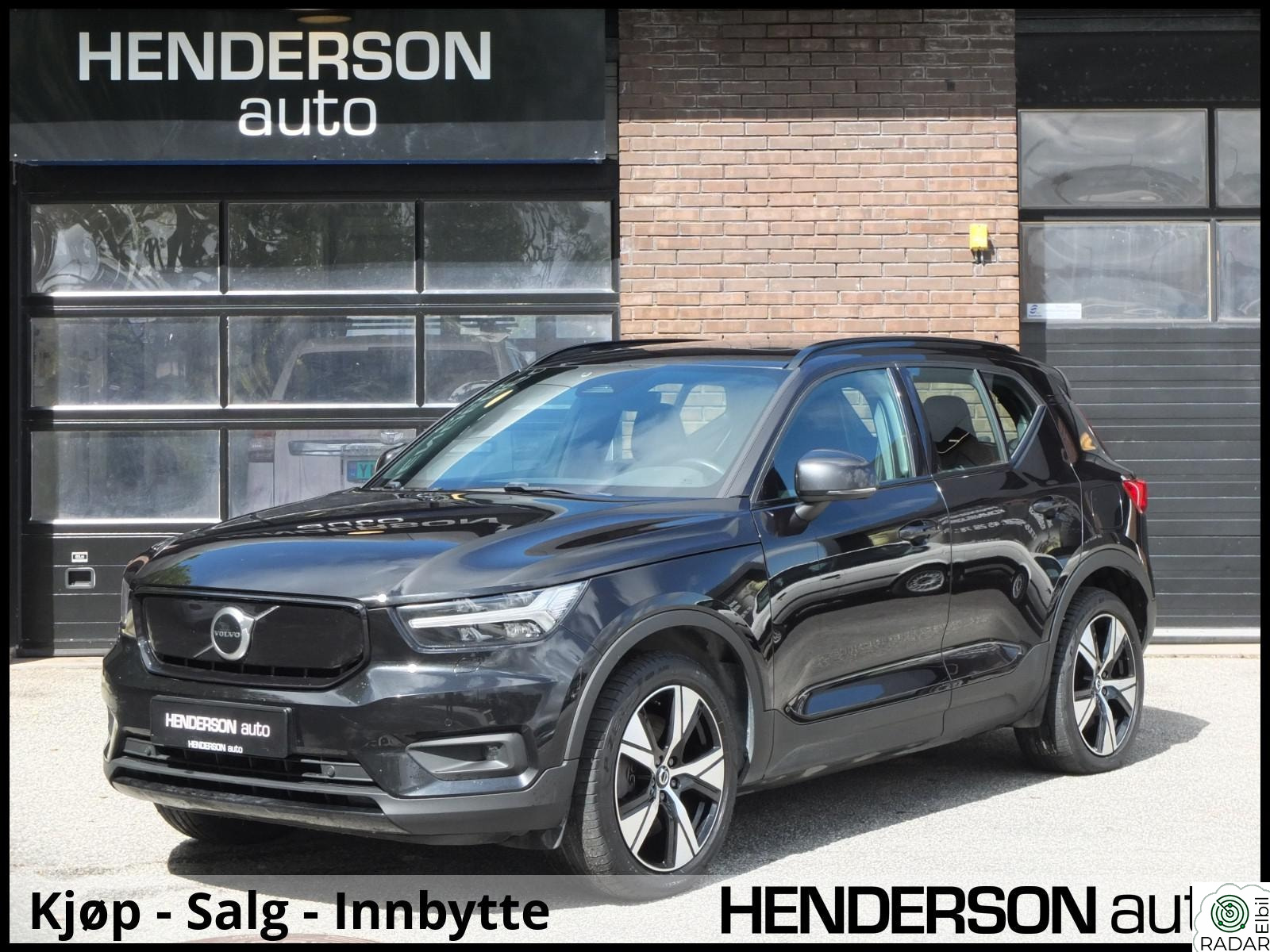 VOLVO XC40 P8 RECHARGE 4WD Delskinn/Kamera/Pano/ACC/Krok/V.pumpe+