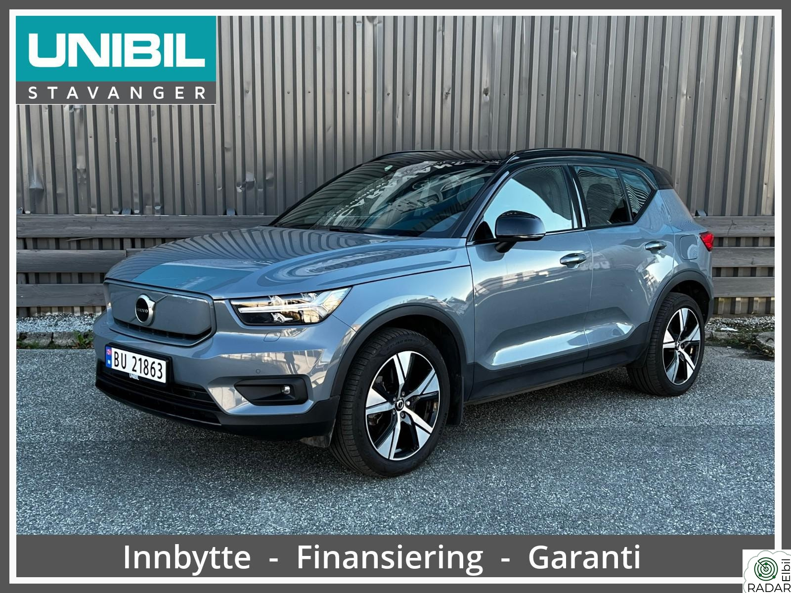 VOLVO XC40 P8 Twin 408HK AWD ACC SKINN KROK KAMERA NORSK INNBYTTE