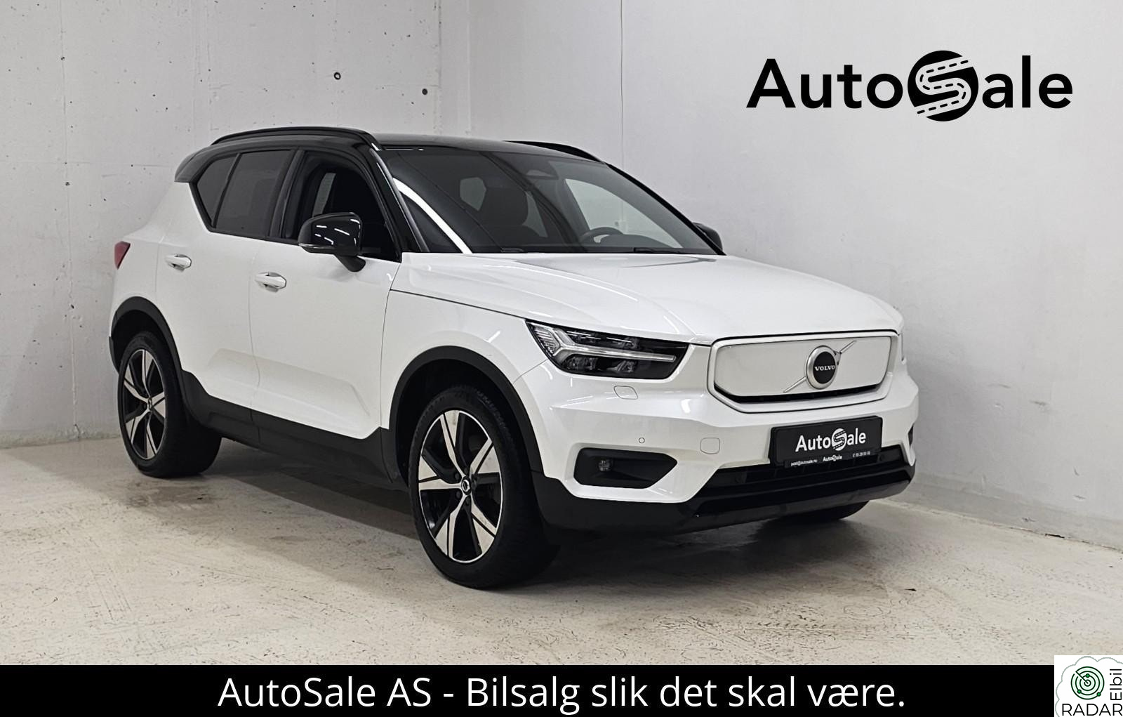 VOLVO XC40 P8 AWD/Norsk/Delskinn/ElSete/Harman/Kamera/Krok/ACC/S+V