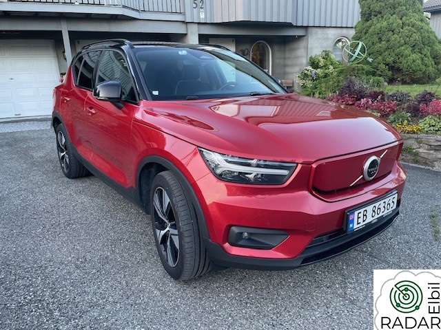 VOLVO XC40 Recharge Twin 408 hk AWD Pro H.feste, tonede bakruter