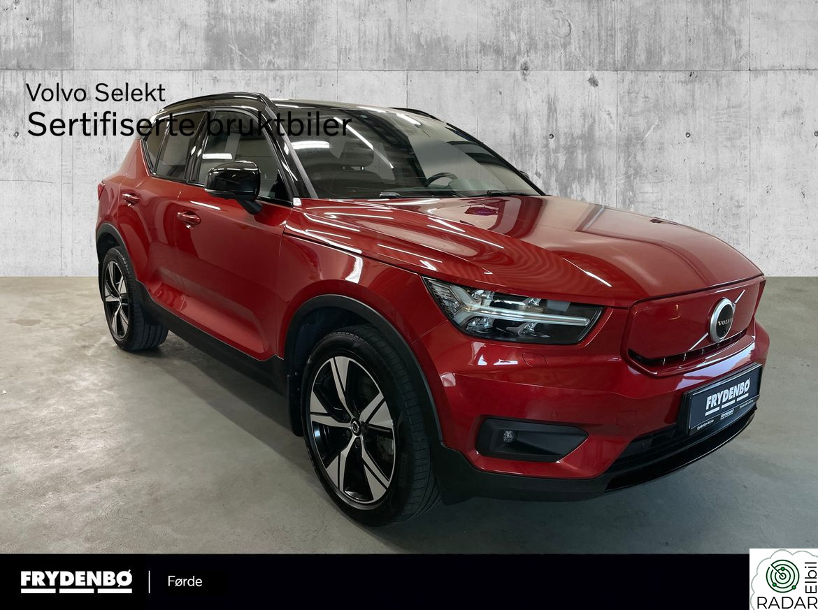 VOLVO XC40 Recharge P8 KROK|STOL.PK|LYS.PK|360|TONEDE|8år*