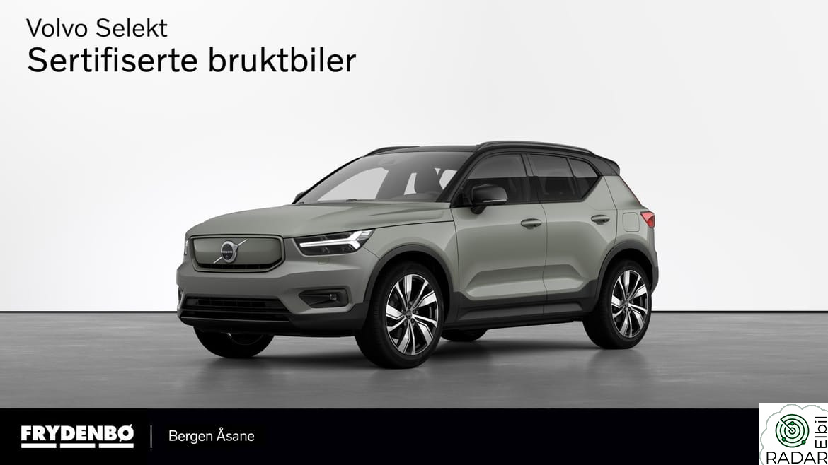 VOLVO XC40 Recharge P8 KROK|PANO|20"|H&K|360|LOUNGE.PK|8år*