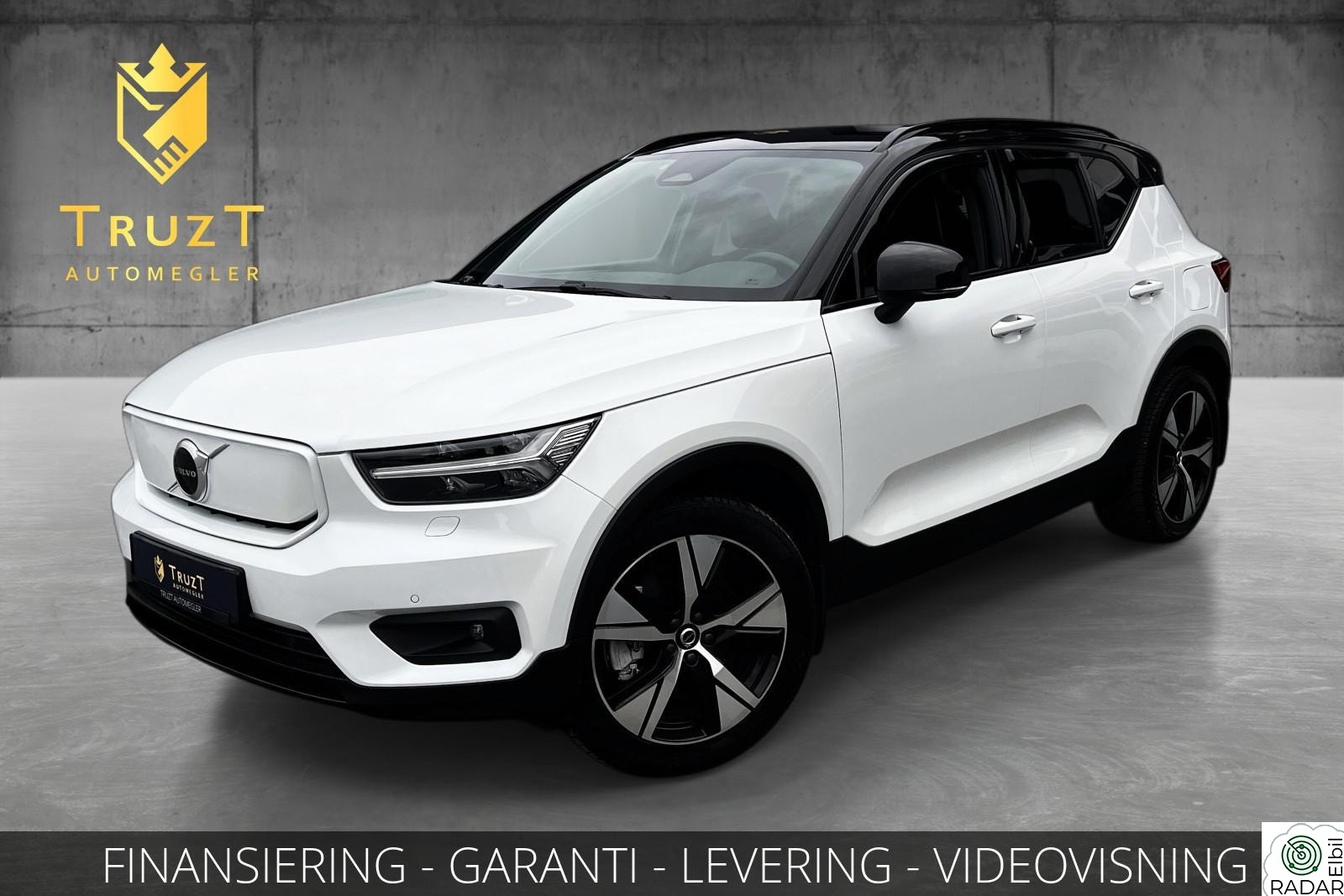 VOLVO XC40 P8 AWD / LAV KM / Velholdt / 416KM / H.feste / H&K+++