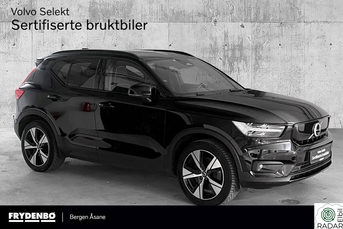 VOLVO XC40 Recharge P8 KROK|STOL.PK|LYS.PK|360|7år*