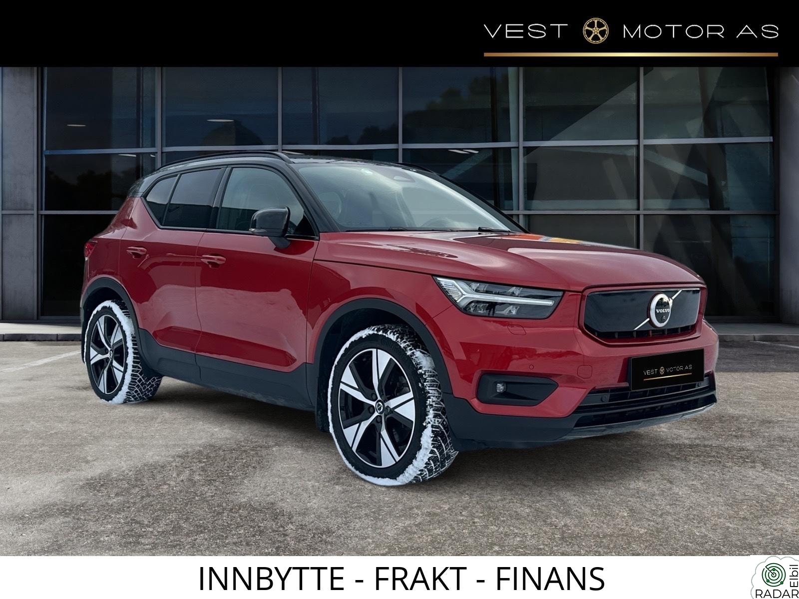 VOLVO XC40 Recharge/ AWD/ Fullspekket/ Pano/ Krok/ 360/ EU27/ H/K