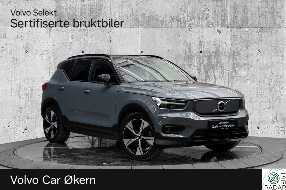 VOLVO XC40 P8 AWD Recharge 408Hk. Hengerfeste!