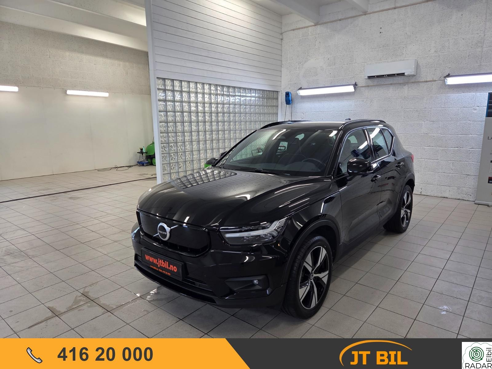 VOLVO XC40 P8 AWD 408HK Recharge delskinn,H-feste,Garanti