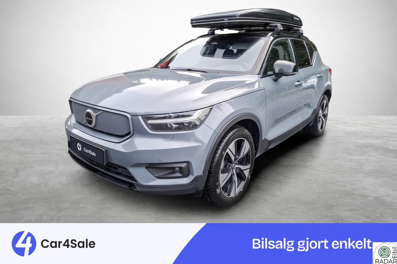 VOLVO XC40 Recharge P8 AWD / R-design / 408hk / 360° / ACC / Krok+