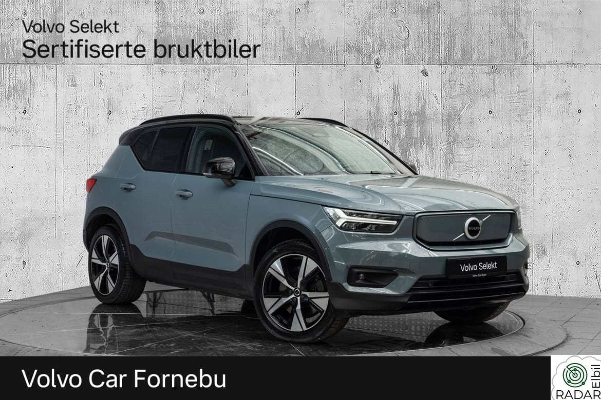 VOLVO XC40 El. P8 AWD Recharge 408Hk. Hengerfeste!